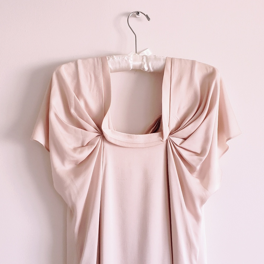 BCBG Max Azria beige/champaign dress M